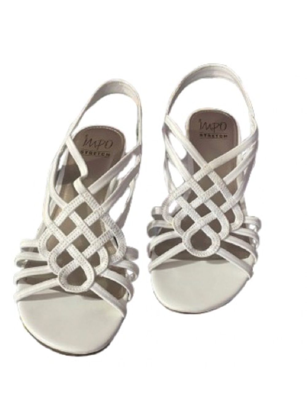 Impo Women's White Sandals 10 M